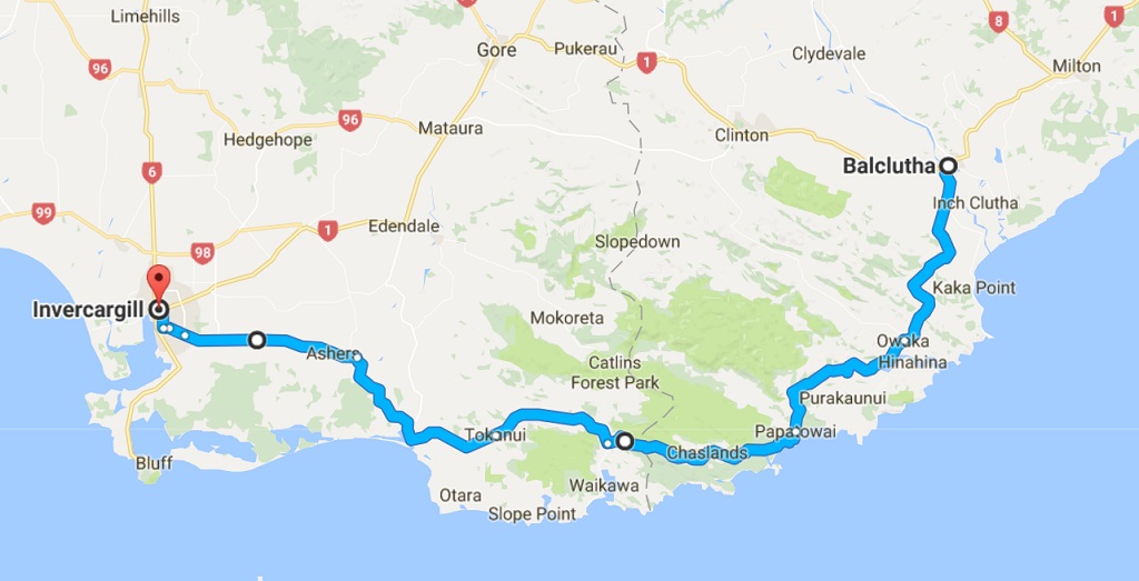 Roadtrip in Neuseeland Catlins Southern Scenic Route