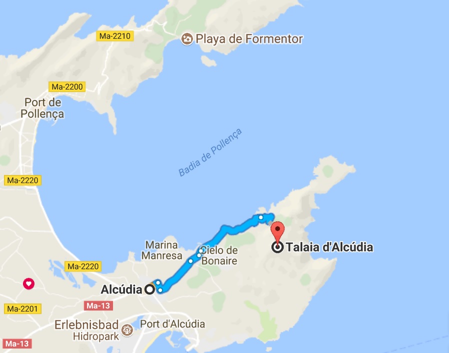 Wandern auf Mallorca Talaia de Alcudia