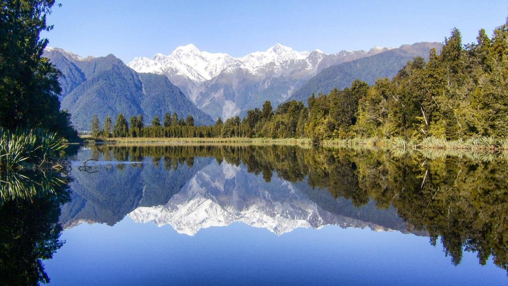 Besten Wanderwege in Neuseeland Lake Matheson