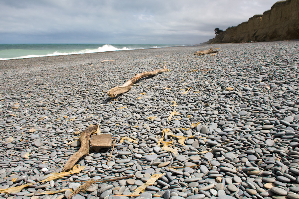 Abseits der Touristenroute Strand Neuseeland