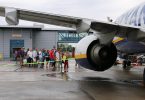 Fliegen mit Ryanair Rollfeld Flughafen Schönefeld