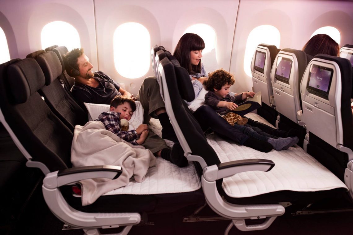 Die Air New Zealand Skycouch Macht das Sinn mit Kindern?