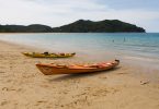 Seekajaks Abel Tasman Strand Neuseeland