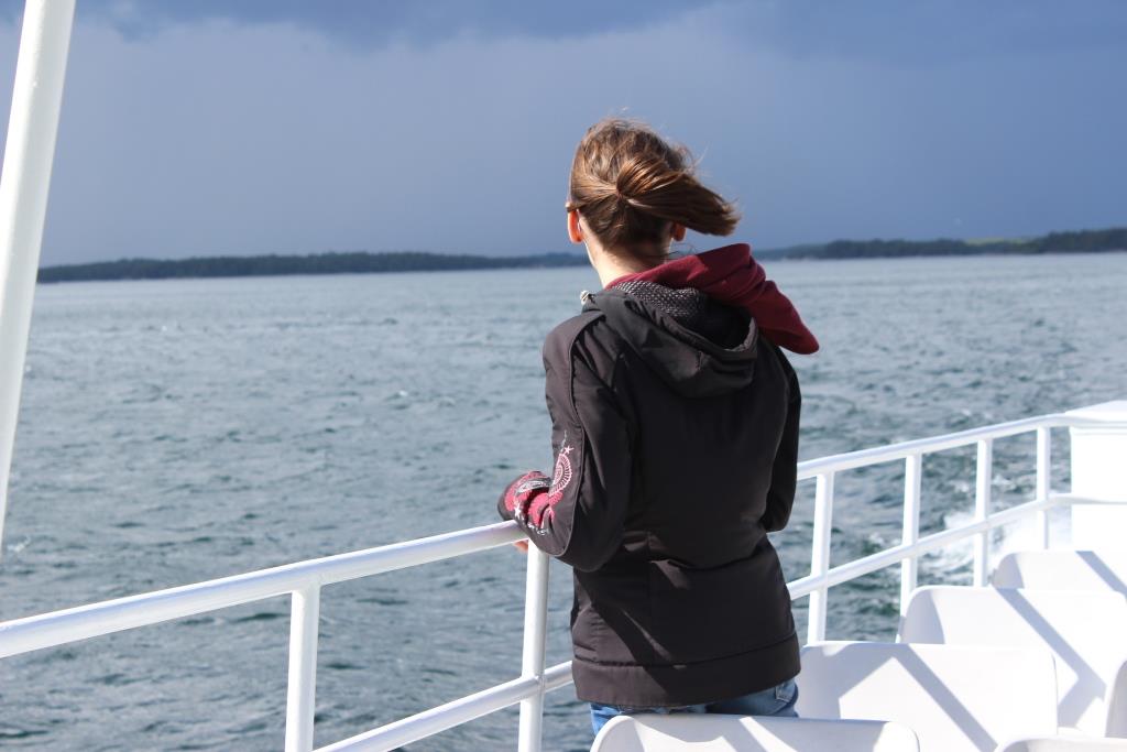 Schweden Hasselö Fähre Sea-Bands