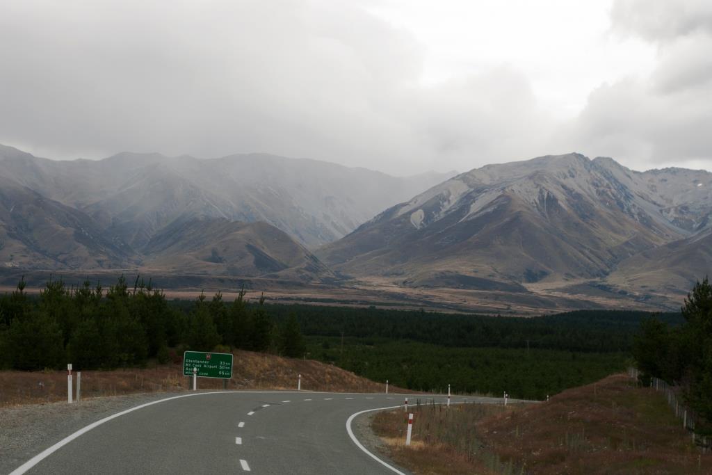 Neuseeland ungeschriebene Verkehrsregeln Aoraki Mt Cook Road