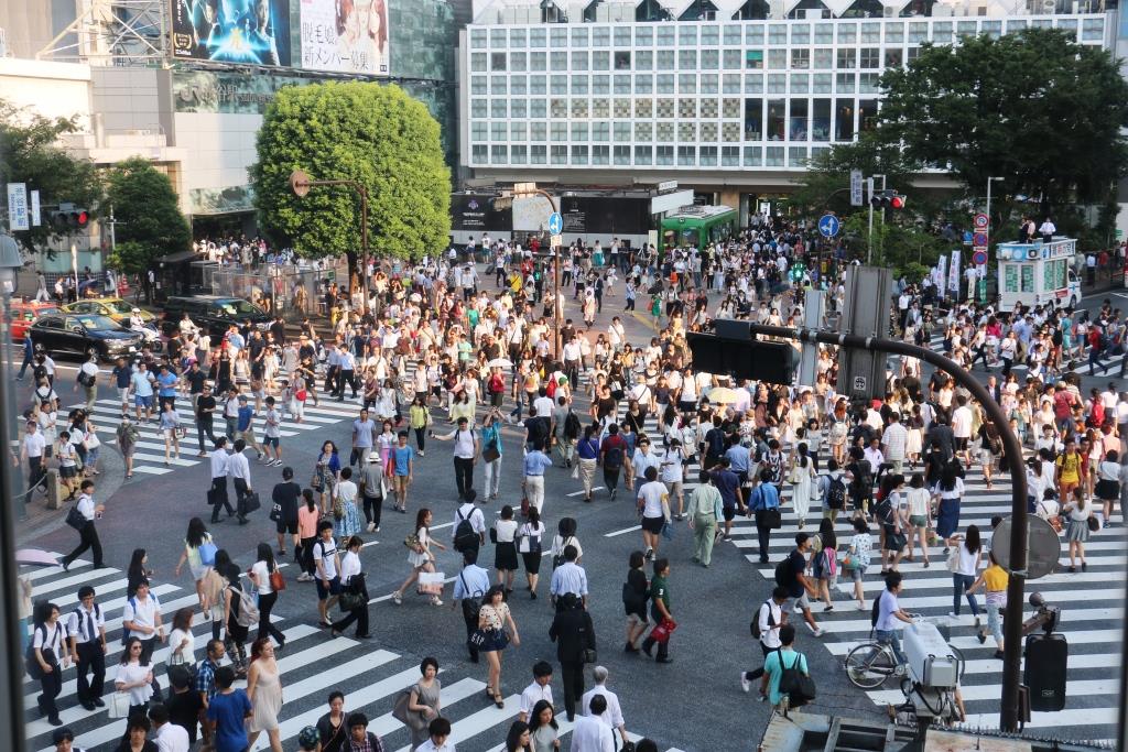 Shibuya Crossing von oben