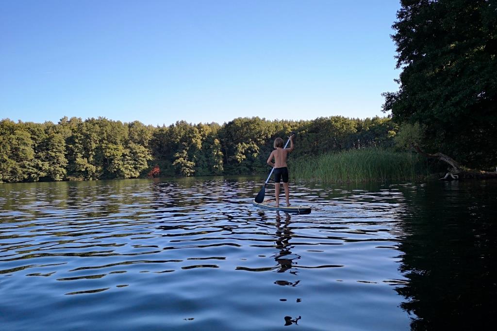 Brandenburg mit Kindern: Auszeit in Zerpenschleuse 17 Brandenburg SUP