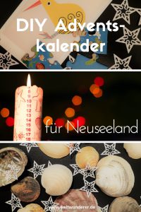 DIY Adventskalender Neuseeland-Reise Pinterest