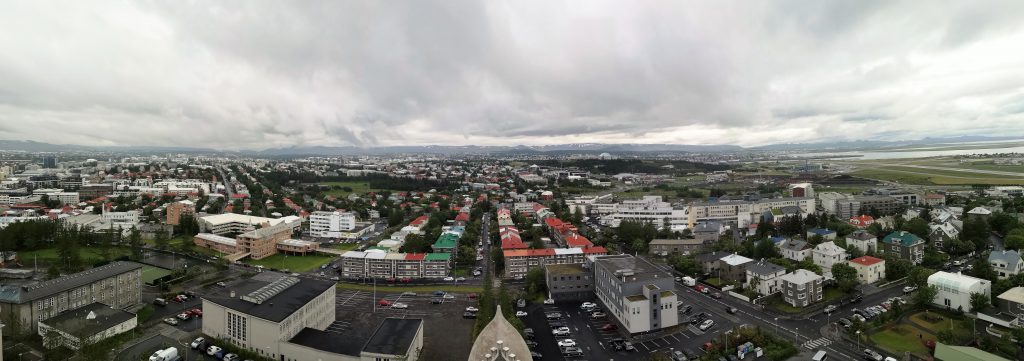 Island Reykjavik Panorama