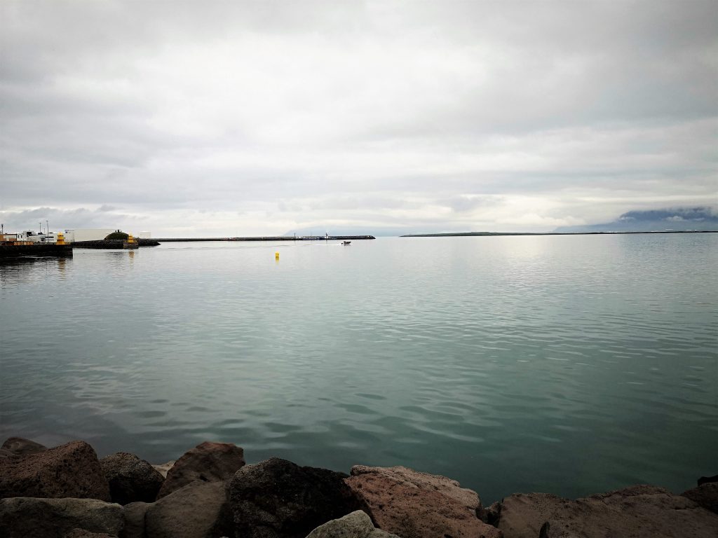 Island Reykjavik Faxafloi Bucht