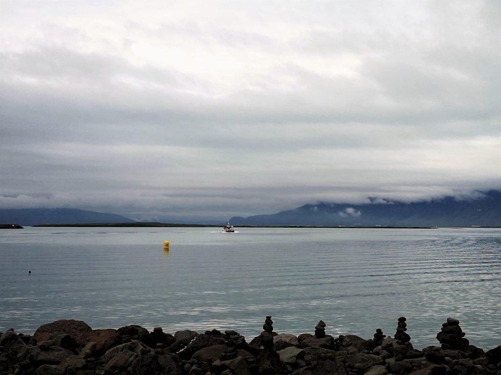 Island Reykjavik Faxafloi Bucht