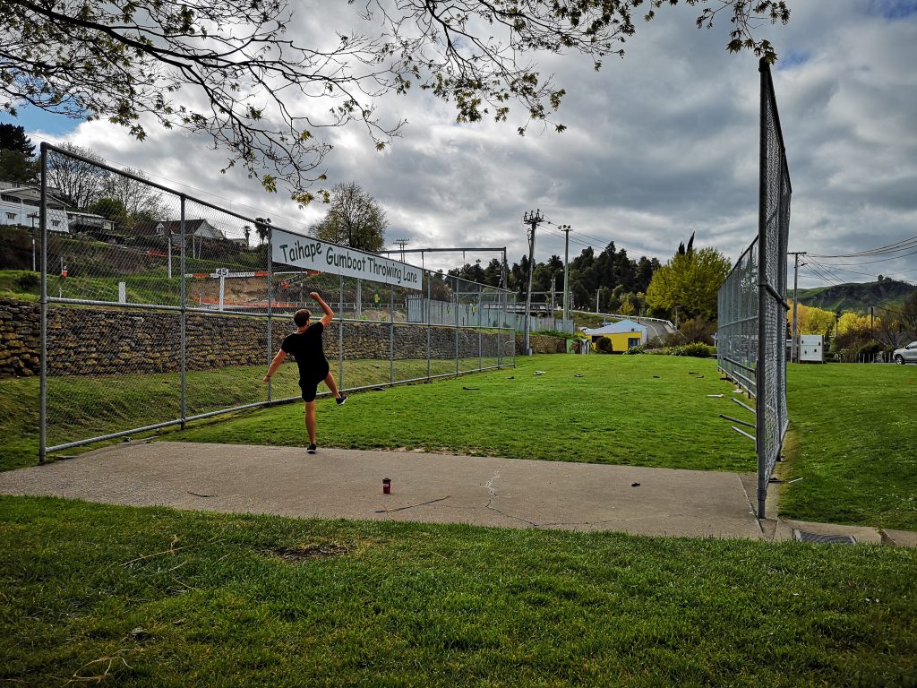 Taihape Gumboot Throwing Lane