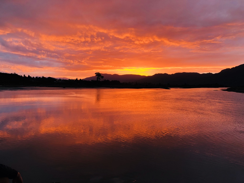 Neuseeland Auswandern Sonnenuntergang