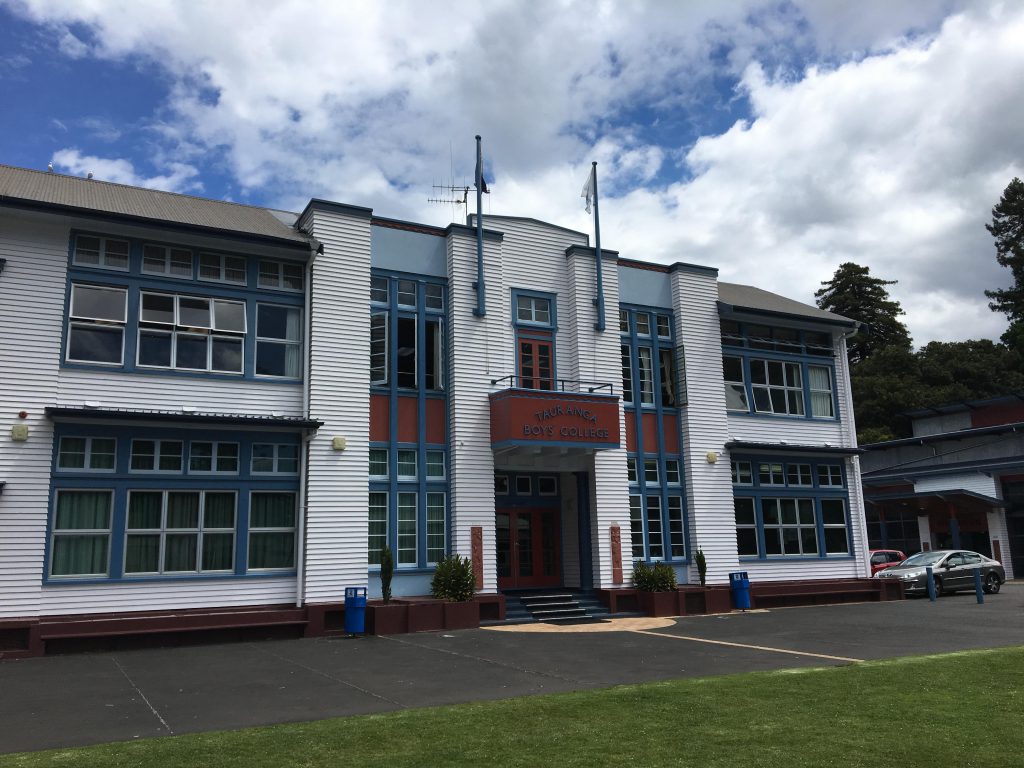 Tauranga Boys College Sina Burkhard