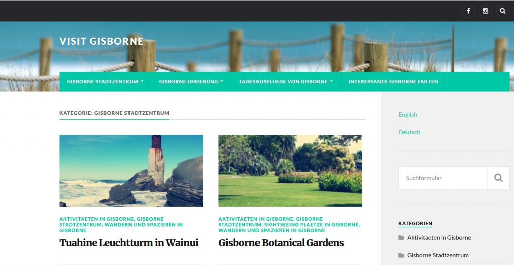 Gisborne, die unterschätzte Stadt im Osten: Insider-Tipp (nicht nur) für Familien 3 Visit Gisborne Screenshot
