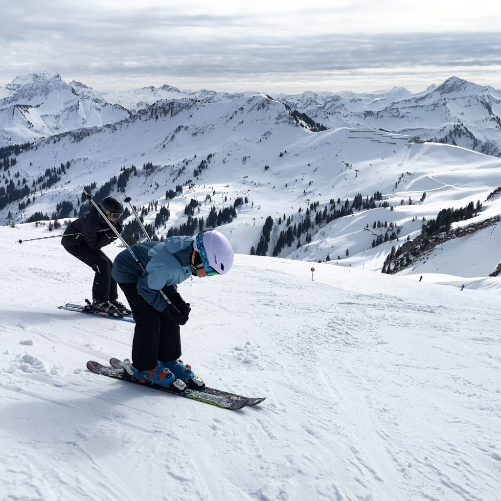 Mellau Damüls Skifahren mit Kindern