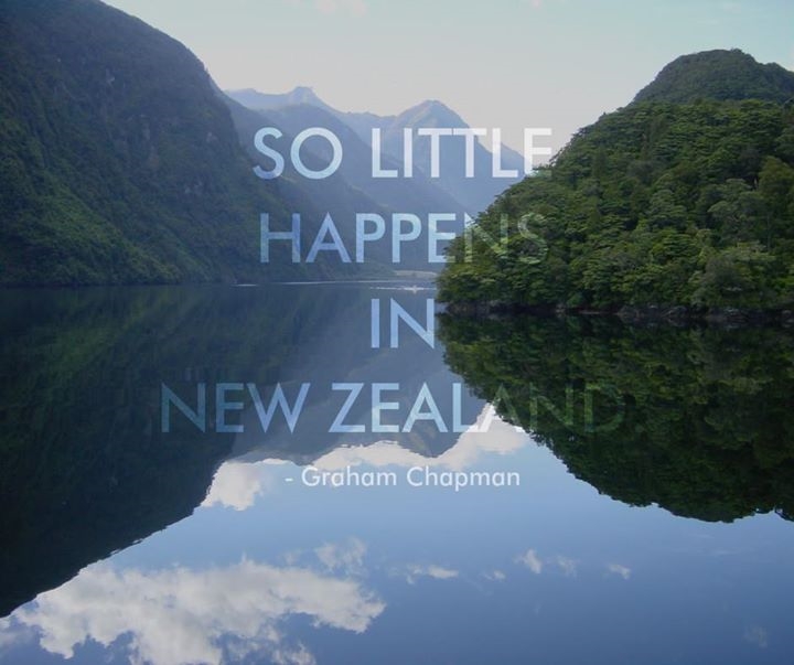 So little happens in New Zealand