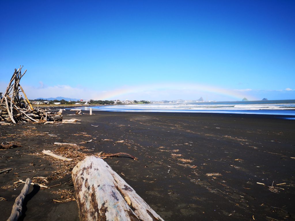 New Plymouth Fitzroy Beach Regenbogen