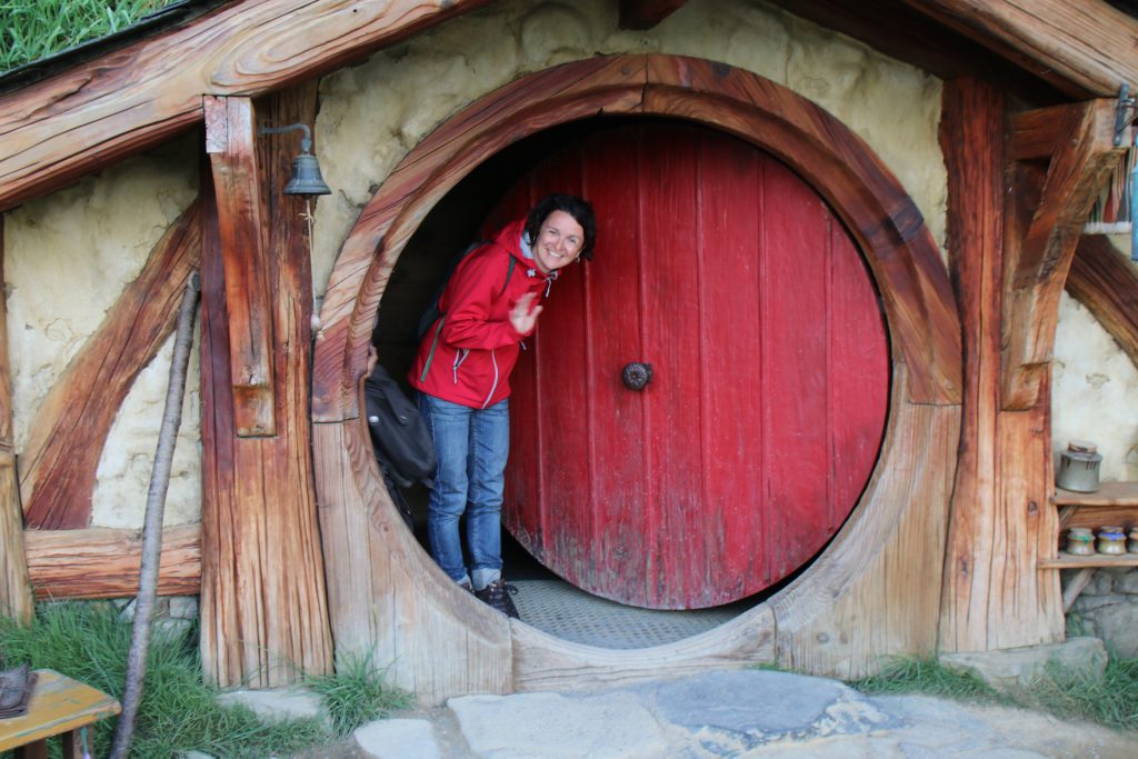 Hobbiton Movie Set Tür