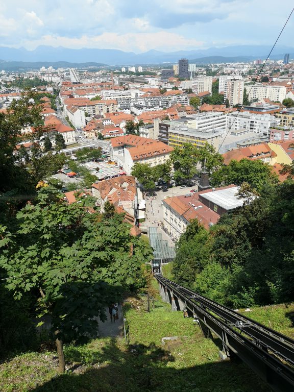 Slowenien Ljubljana Seilbahn