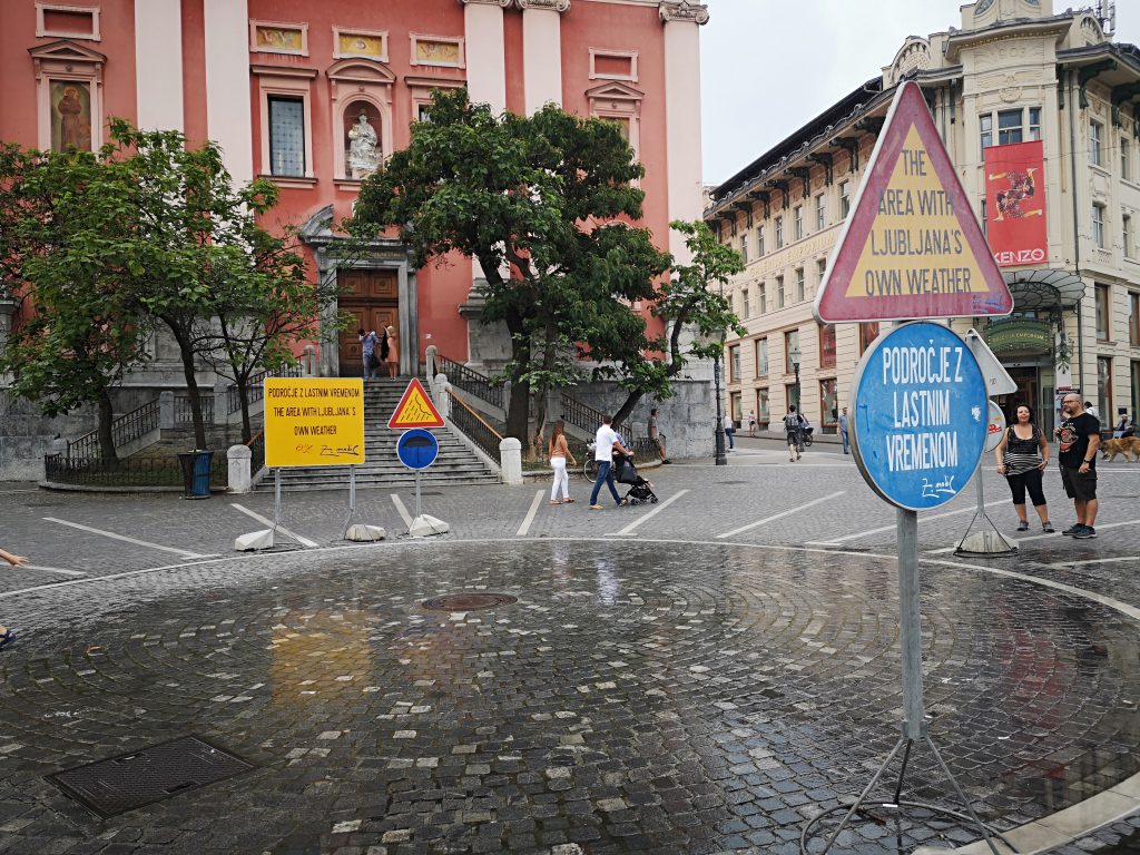 Slowenien Ljubljana Preseren Platz