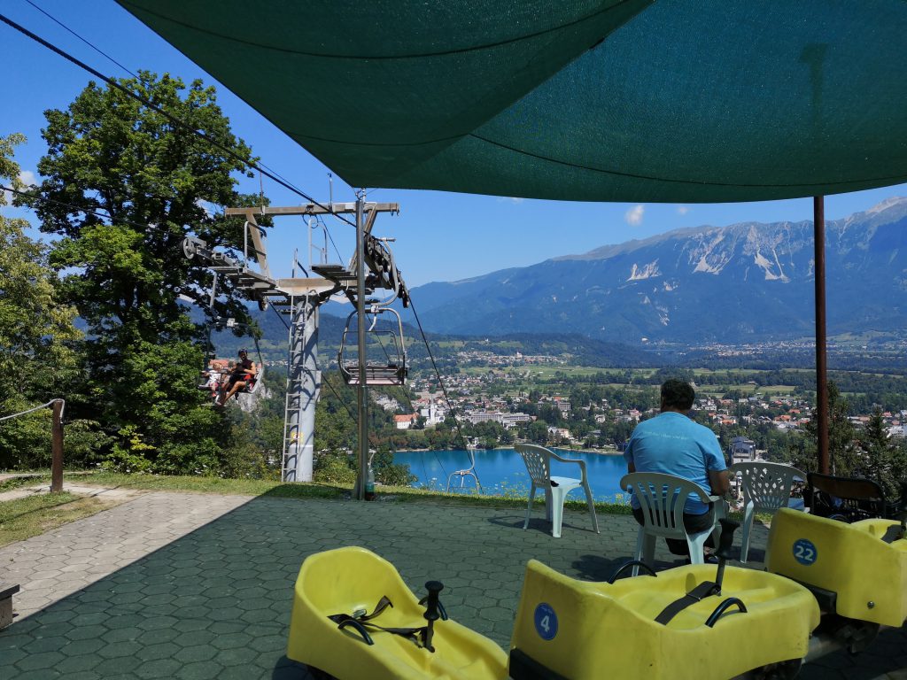 Slowenien Lake Bled Sommerrodelbahn