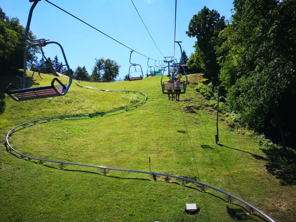 Slowenien Lake Bled Sommerrodelbahn