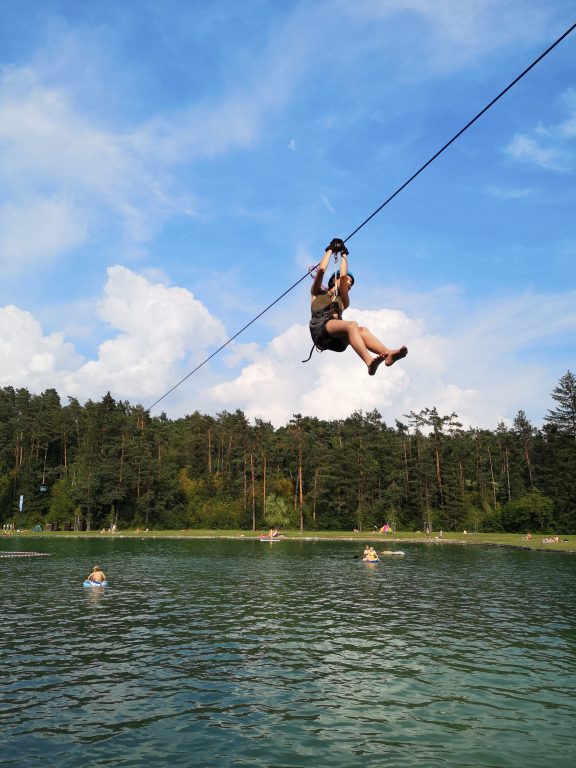 Camp Sobec Zipline Slowenien