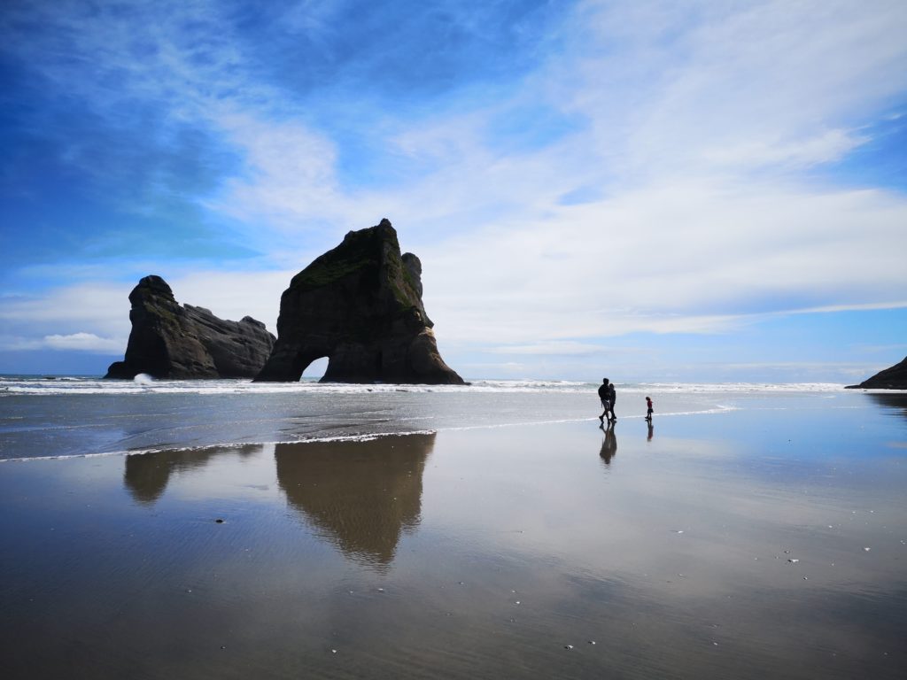 Neuseeland Fragen Wharariki Beach