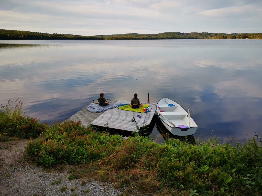 Schweden Hälsingland See