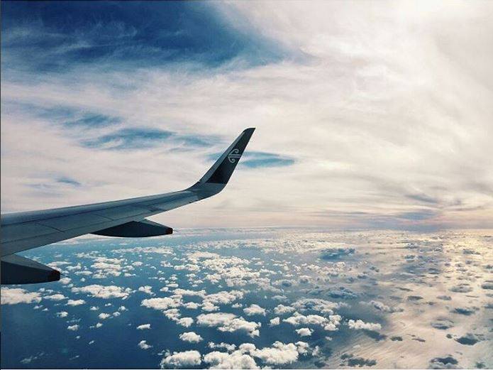 Corona in Neuseeland Flugzeug