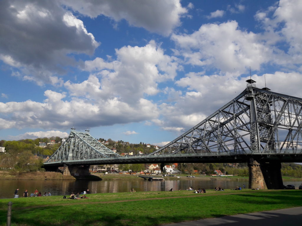 Dresden mit Kindern Blaues Wunder Brücke