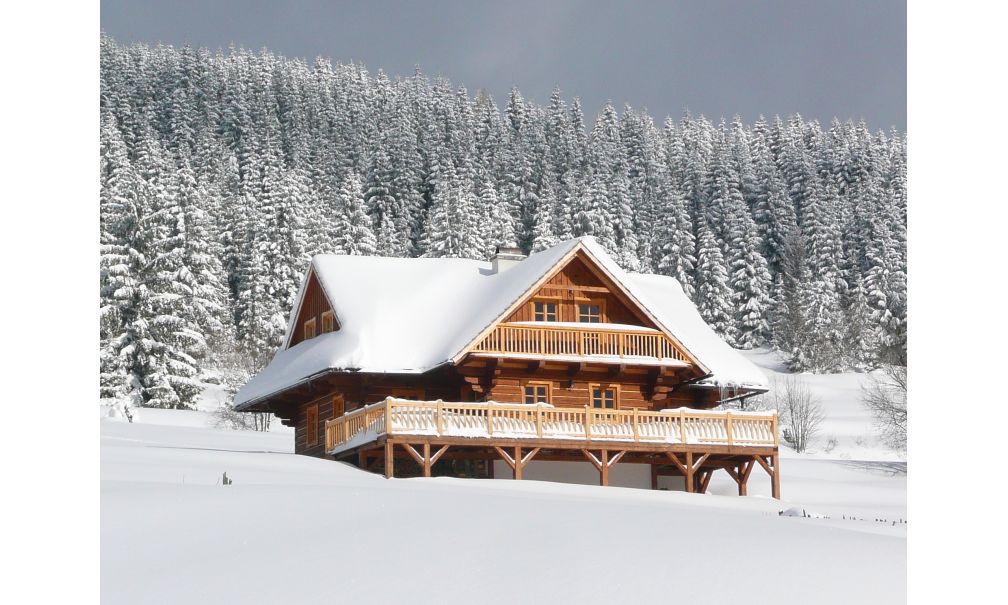 Naturhäuschen Winter Schnee