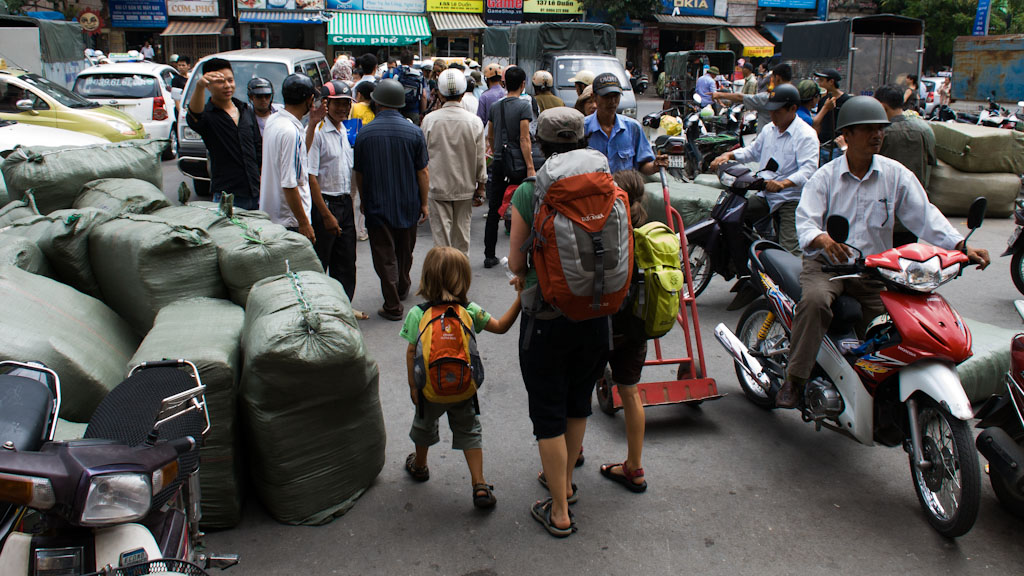 Backpacking mit Kindern Vietnam