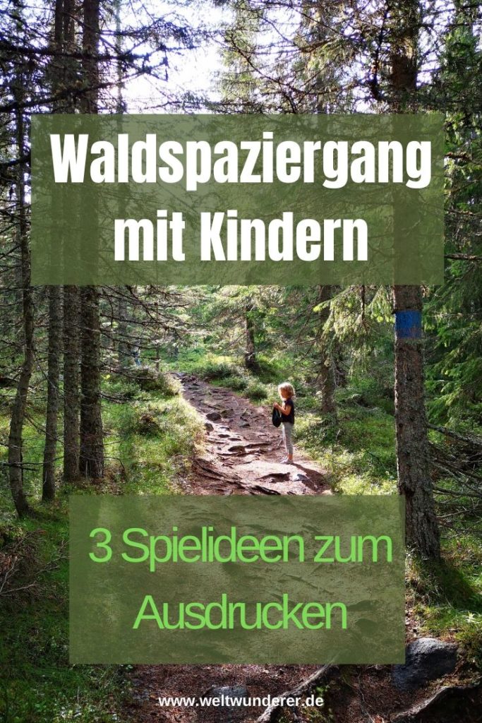 Waldspaziergang mit Kindern Druckvorlagen Pinterest