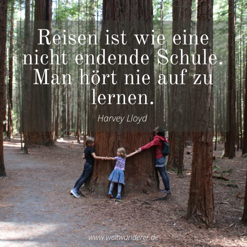 Die 25 schönsten Reisezitate für Familien weltwunderer