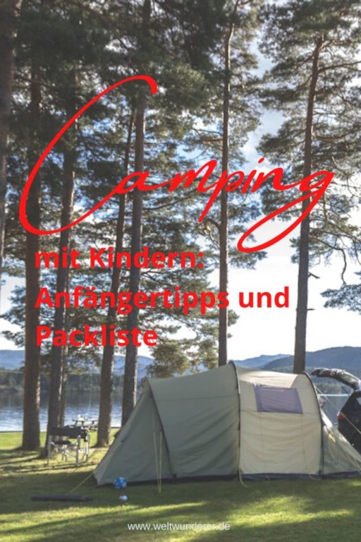 Camping mit Kindern Pinterest