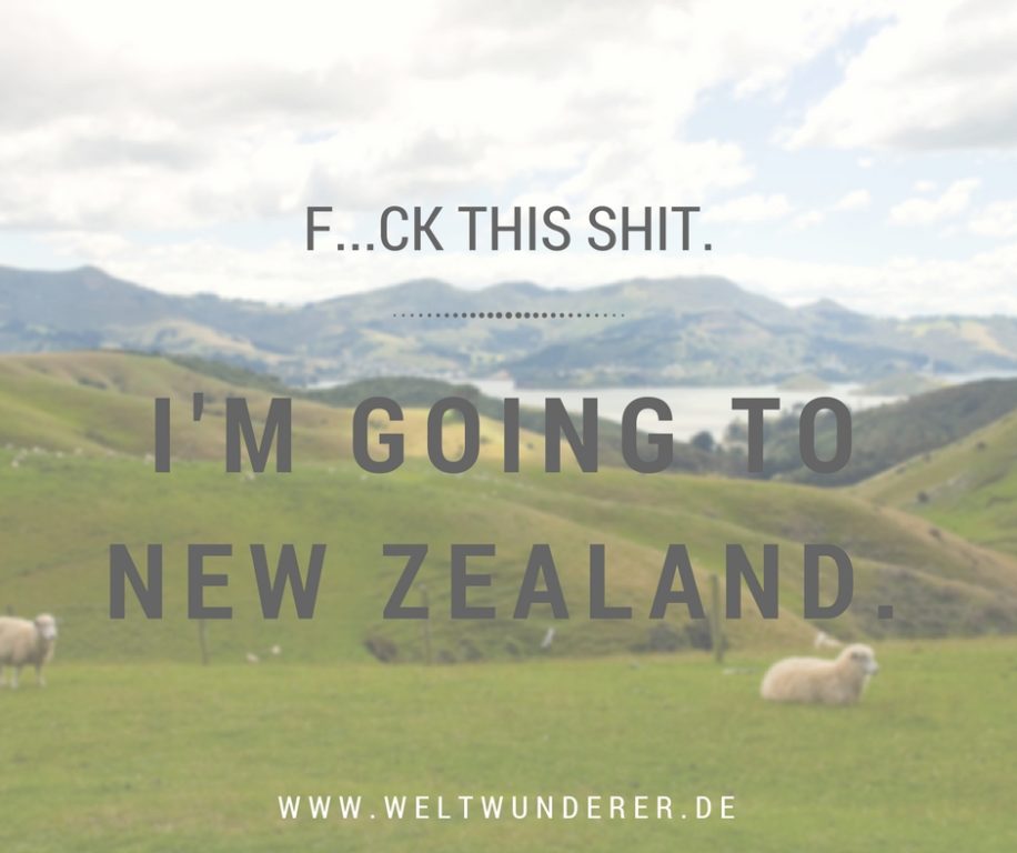 Reisezitat Neuseeland