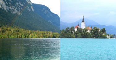 Slowenien Lake Bled oder Lake Bohinj