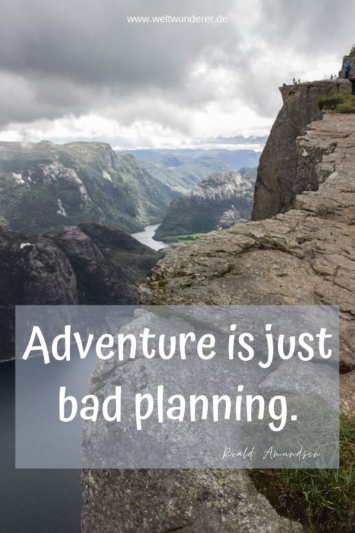 Adventure is just bad planning