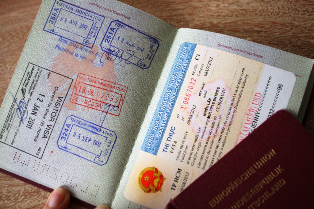 Reisepass Visa