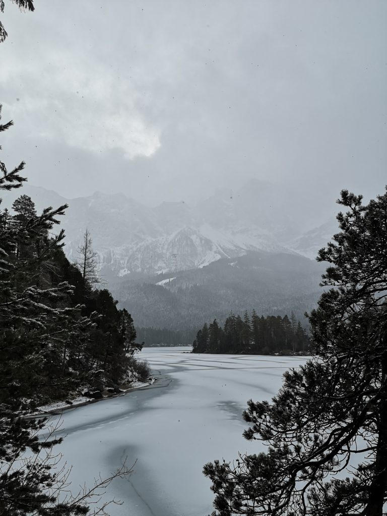 Eibsee im Winter