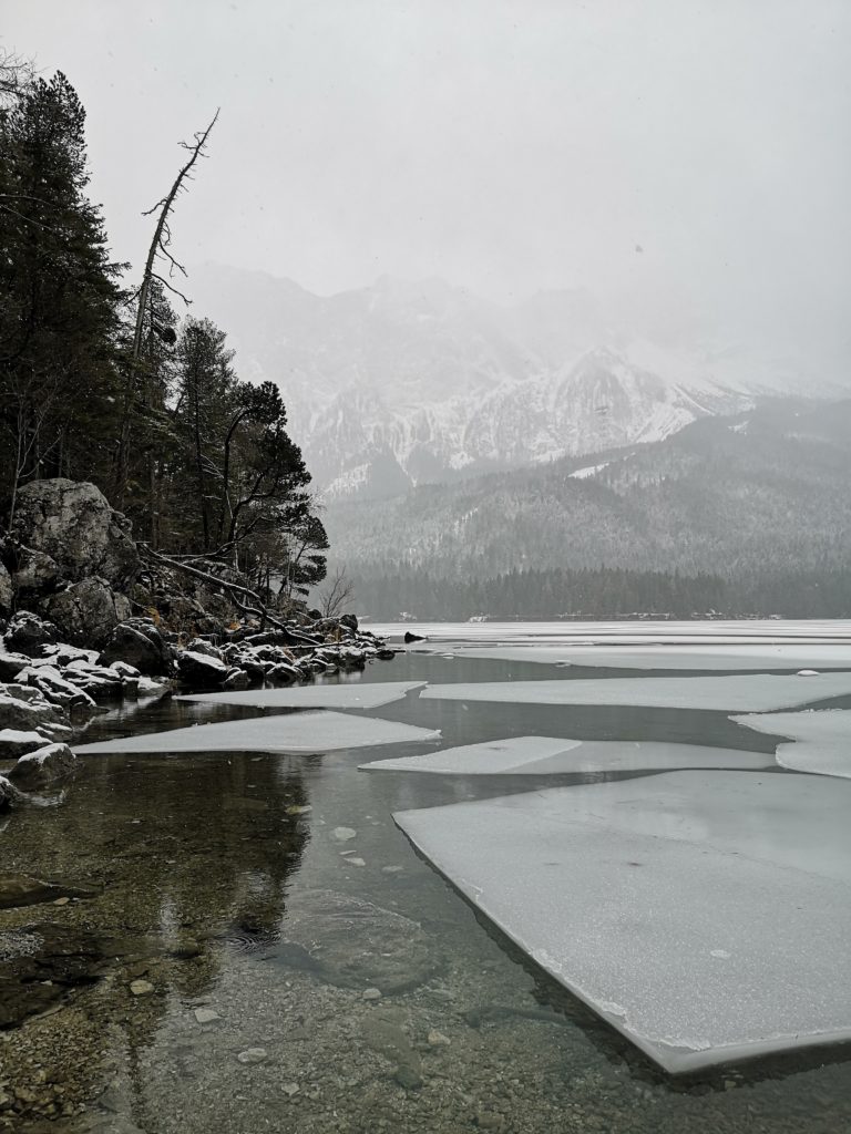 Eibsee im Winter