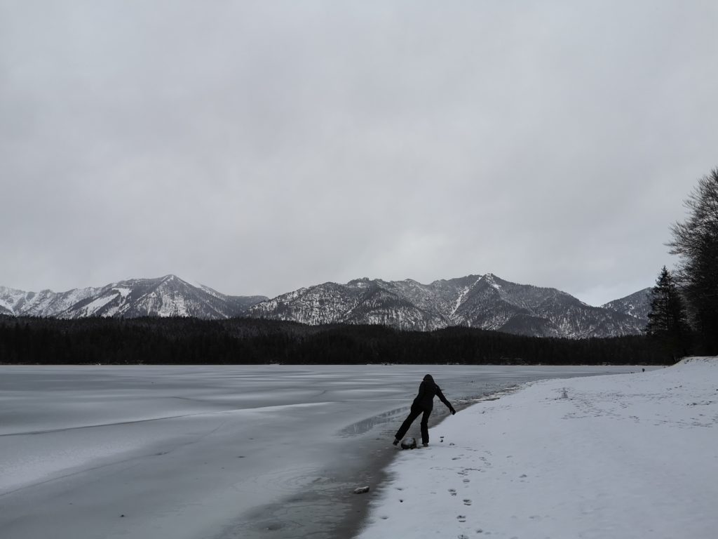 Eibsee im Winter