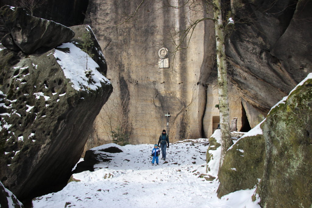 Pfaffenstein Sächsische Schweiz im Winter