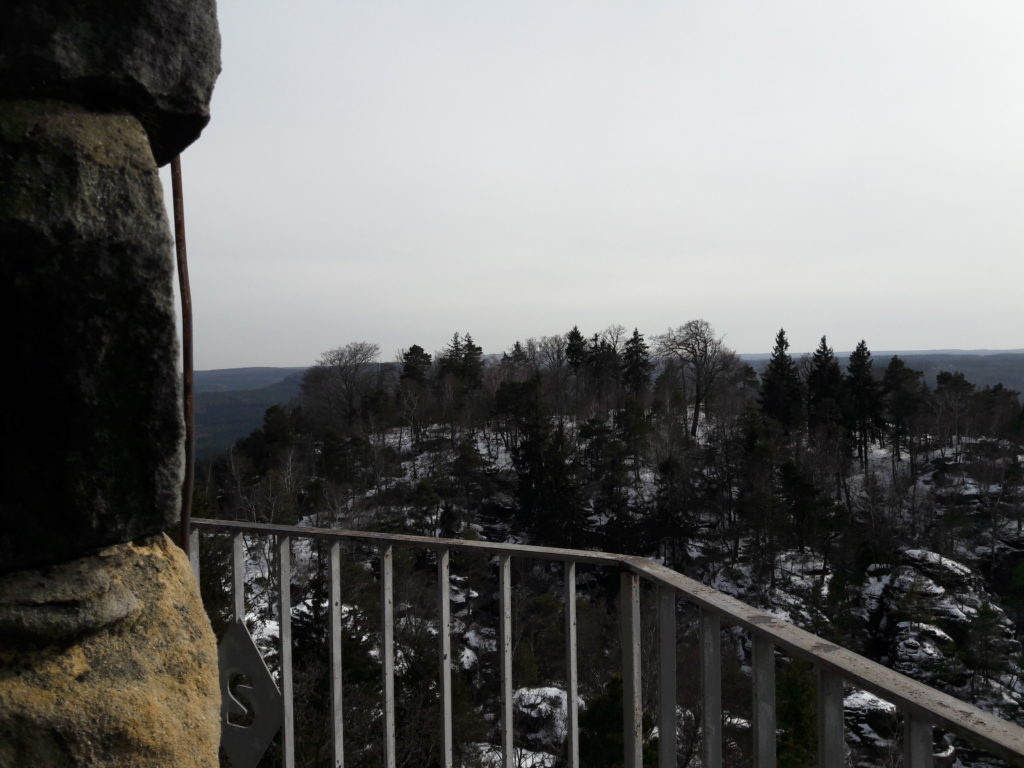 Pfaffenstein Sächsische Schweiz im Winter