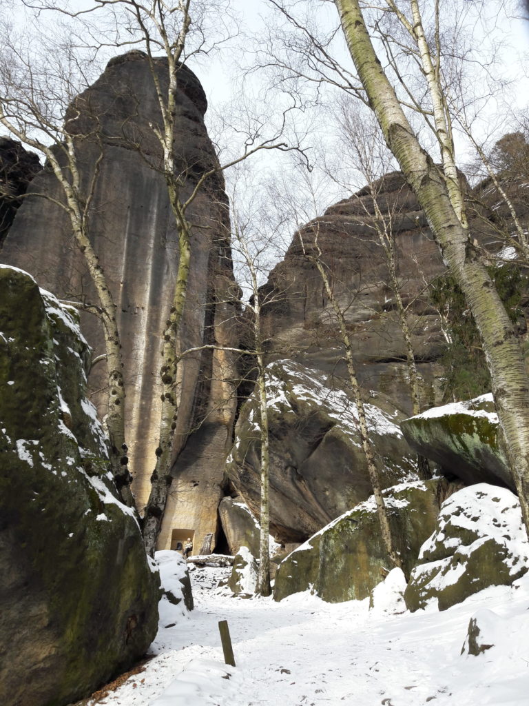 Pfaffenstein Sächsische Schweiz im Winter