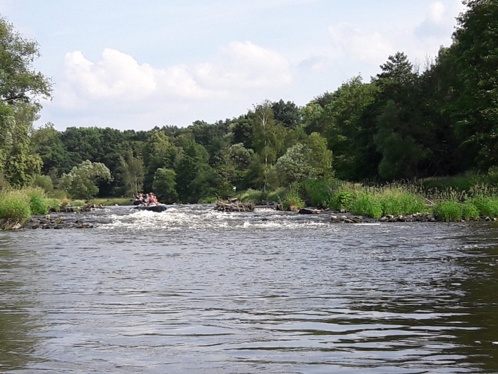 Rafting in Sachsen Neiße