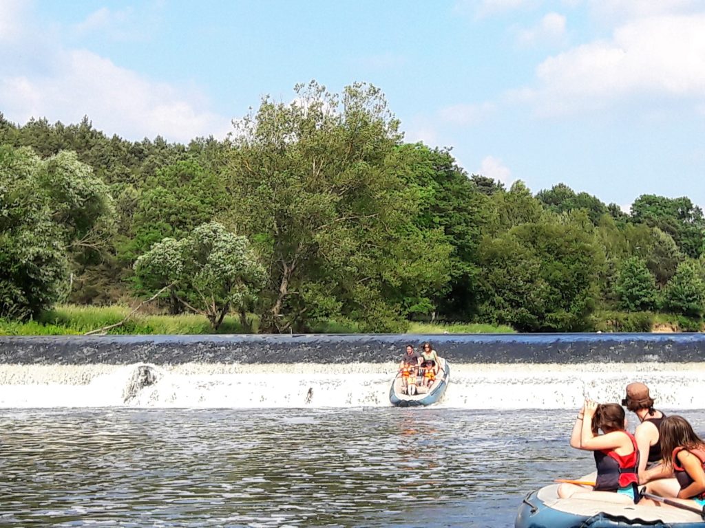 Rafting in Sachsen Neiße