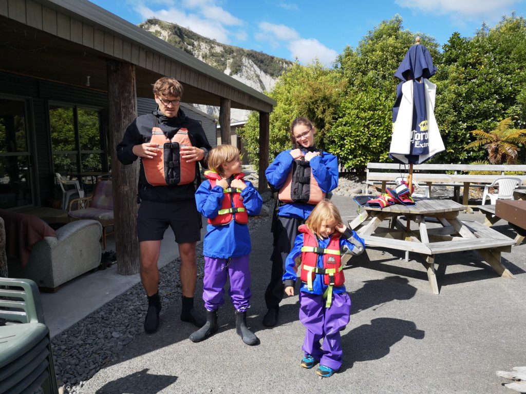 Rafting mit Kindern Neuseeland